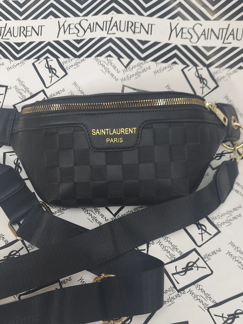 Ysl beauty cosmetic pouch to Convertible Bum/ Crossbody/Shoulder bag